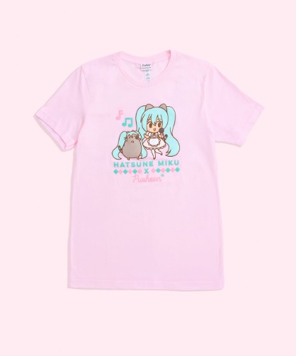 Hatsune Miku x Pusheen Unisex Tee | 3X-Large