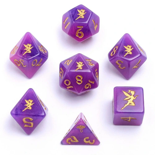 Pixie Dust Round Edged Dice Set