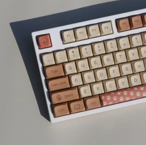 Sublimação Capa De Tecla Leite Chá Urso Tema