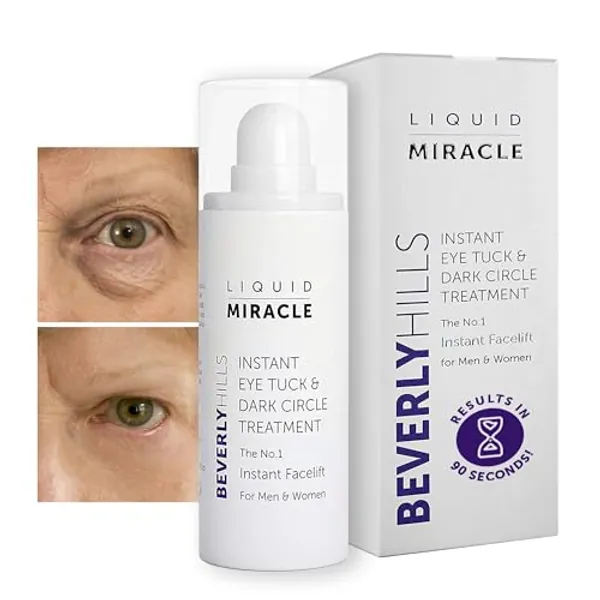 Beverly Hills Instant Facelift Anti Aging Eye Serum Treatment for Dark Circles, Puffy Eyes, Wrinkles, Under Eye Bags, Fine Lines, and Crows Feet that Works Within 90 Seconds | 30mL (120 Days Supply)