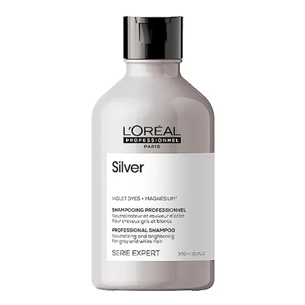 L’Oréal Professionnel | Shampoo, For Grey, White or Light Blonde Hair, Serie Expert Silver