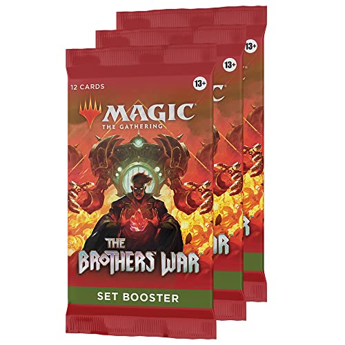 Magic: The Gathering The Brothers’ War Set Booster 3-Pack - Set Booster 3 Pack