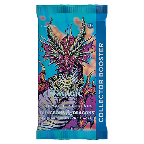 Magic The Gathering Commander Legends: Battle for Baldur’s Gate Collector Booster,Multicolor,D10120000 - Collector Booster