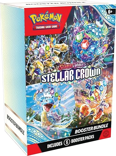 Pokémon TCG: Scarlet & Violet—Stellar Crown Booster Bundle (6 Booster Packs) - 6 Booster Packs