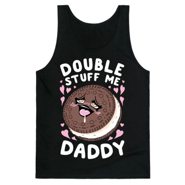 Double Stuff Me Daddy Tank Tops | LookHUMAN