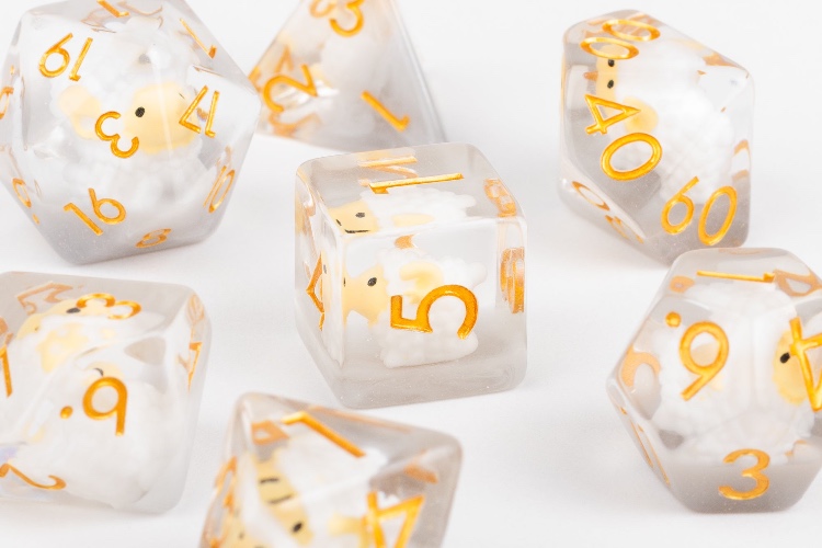Counting Sheep Polyhedral Dice Set