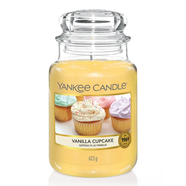 Yankee Candle Scented Candle | Vanilla Cupcake Large Jar Candle | Burn Time: Up to 150 Hours