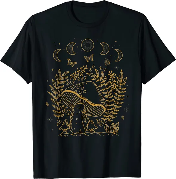 Goblincore Aesthetic Dark Academia Cottagecore Mushroom T-Shirt
