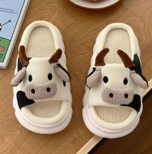 Cow Slippers
