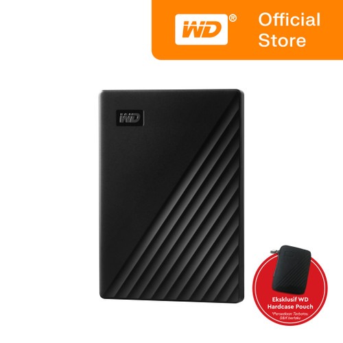 WD My Passport 2TB Black - HD HDD Hardisk Eksternal External 2.5"