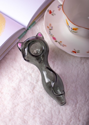 CAT EARS PIPE - BLACK