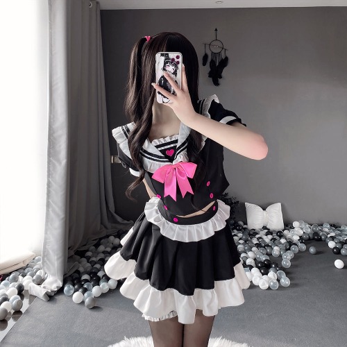 Lolita Maid Cosplay Costume Set 