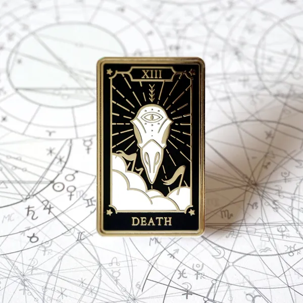 The Death - Major Arcana (Tarot) Hard Enamel Pin (30x50mm)