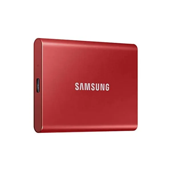 
                            Samsung T7 Portable SSD 2TB - Up to 1050MB/s - USB 3.2 External Solid State Drive, Red (MU-PC2T0R/AM)
                        