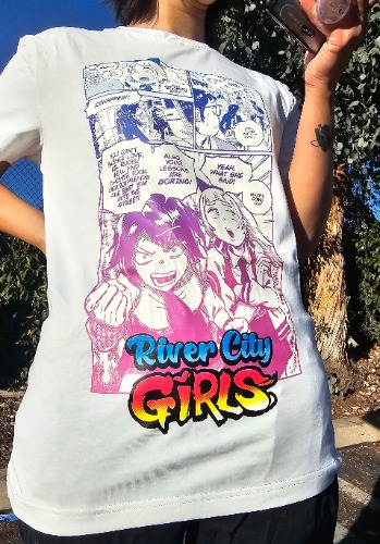 T-SHIRT SERIES: RIVER CITY GIRLS (WHITE) | Medium (Black)