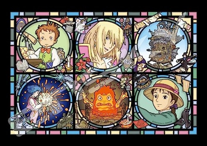 Ensky - Howl's Moving Castle - [The Magical Castle] Art Crystal Jigsaw Puzzle - Studio Ghibli via Bandai Official Merchandise - Howl's Moving Castle