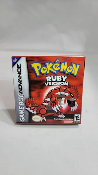 Pokemon Ruby | NTSC | Gameboy Advance | GBA | En | Reproduction Box and Inner Tray