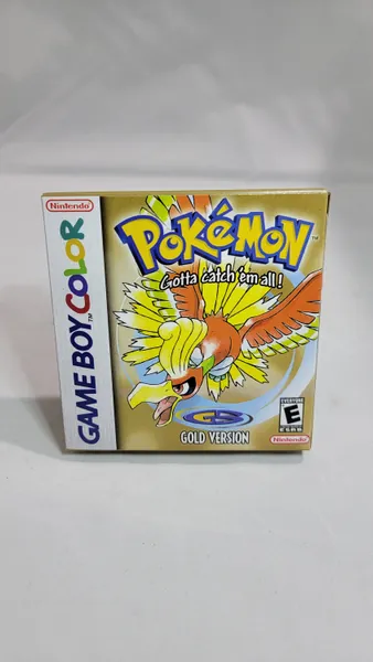 Pokemon Gold | NTSC | Gameboy Color | GBC | En | Reproduction Box and Inner Tray