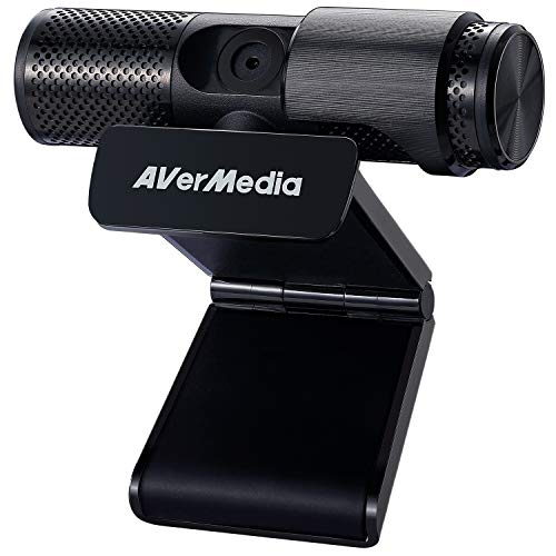 AVerMedia Live Streamer Cam 313 - Full HD 1080P Webcam with Privacy Shutter, Dual Microphone, 360 Degree Swivel for Video Conference - NDAA Compliant (PW313) - 1080p 30fps