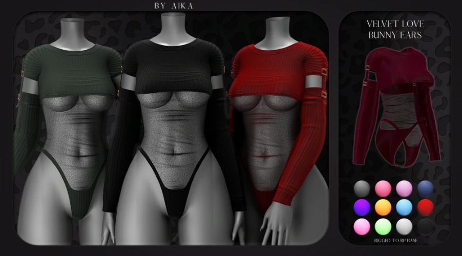 32 ☾ INSANITY BODYSUIT | RIGGED