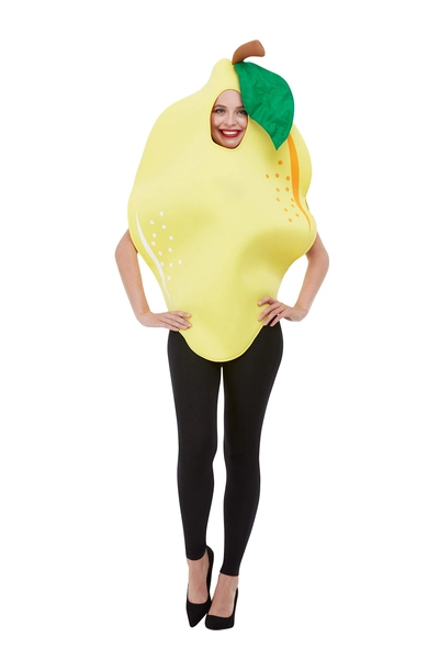 Smiffys 50719 Lemon Costume, Unisex Adult, Yellow, One Size - 