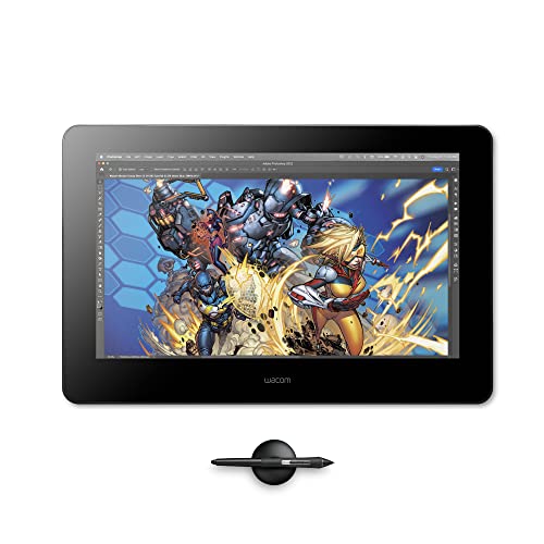Wacom Cintiq Pro 16 Creative Pen and Touch Display (2021 Version) 4K Graphic Drawing Monitor with 8192 Pen Pressure and 98% Adobe RGB (DTH167K0A), Black - 16 inch touch - Monitor
