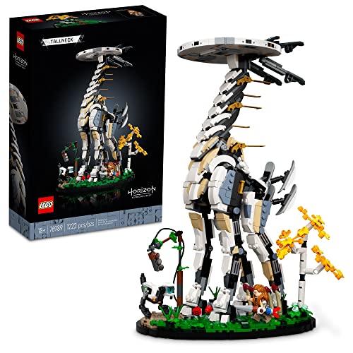 LEGO Horizon Forbidden West: Tallneck 76989 Building Set - Aloy Minifigure & Watcher Figure, Featuring Minifigure Accessories from The Game, Collectible Gift Idea for Teens, Adults, Men, Women - Multicolor