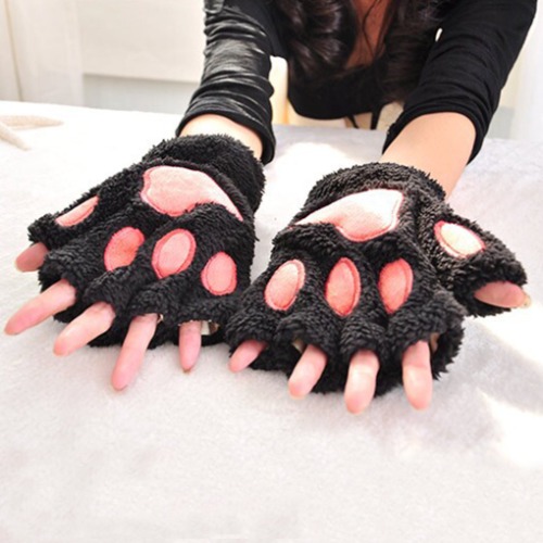 Neko Gloves - Black