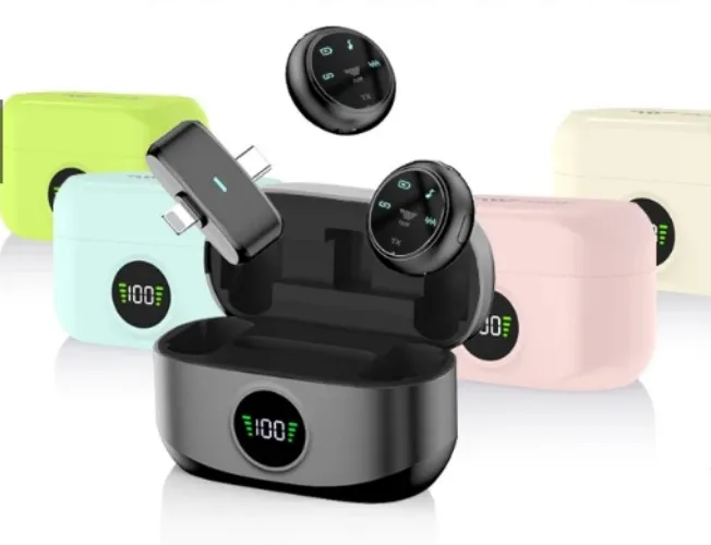 Dual Wireless Lavalier Microphone