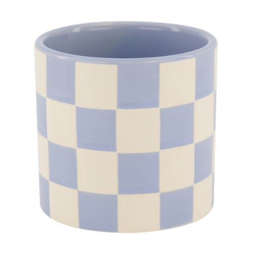 Mini Plant Pot, Check - Anko