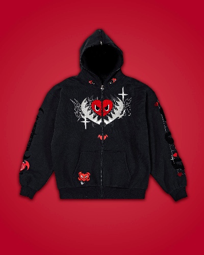 The Heartbreaker Hoodie | Black / L