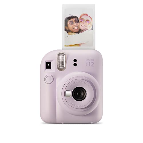 Instax Mini 12 - Cámara instantánea, con autoexposición y lente selfi incluida, Morado (Lilac Purple) - Morado (Lilac Purple) - Cámara