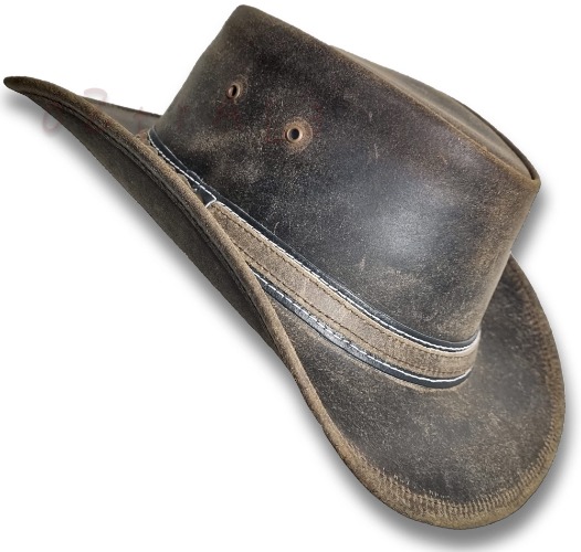 Oztrala HAT Leather Australian Oiled Outback Aussie Western Cowboy Men Women Bushman HL31