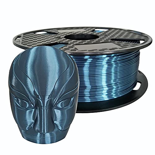 Silk Dark Cyan PLA 3D Printer Filament 1.75mm 1KG 2.2LBS 3D Printing Material Shine Silky Shiny Metallic Metal Gold Silver Copper Bronze PLA Filament CC3D Silk PLA Deep Cyan - Silk Deep Cyan
