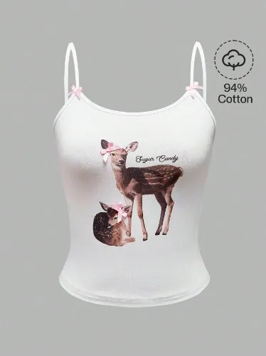 ROMWE Kawaii Top by SHEIN