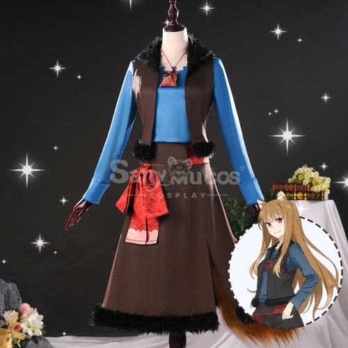 Anime Spice and Wolf Cosplay Holo Cosplay Costume - L