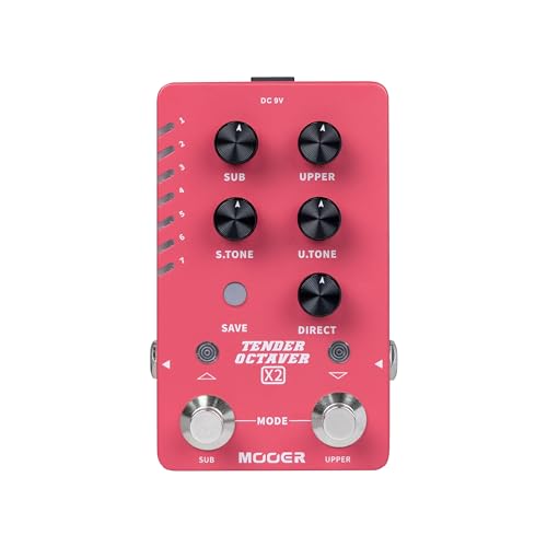 MOOER Groove Loop X2 ultimate Guitar Looper Pedal Stereo mono looper and drum machine combo pedal with 14 save slots, 140 minutes loops 121 Drum Grooves, Editor Software - D7 Delay X2