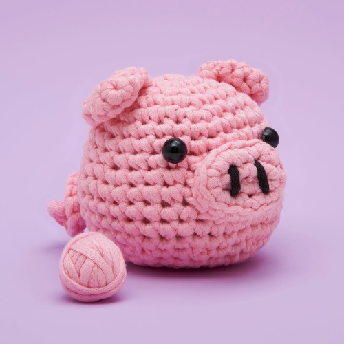 Pig Crochet Kit | No hook