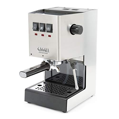 Gaggia Classic Evo Pro 2.1 Liters Espresso Machine | Brushed Stainless Steel | Small - Brushed Stainless Steel
