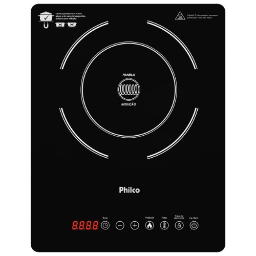 Cooktop de Indução Philco PCT12P 10 Níveis Bivolt