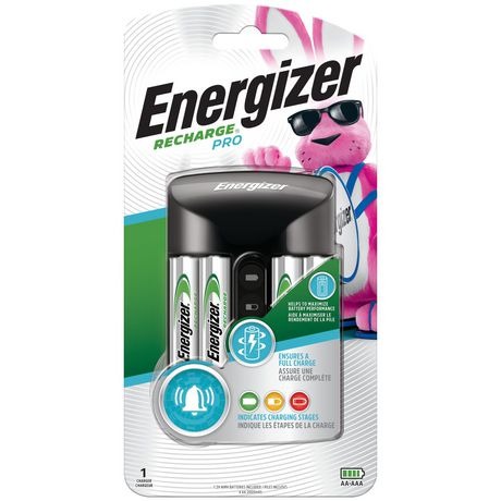 Energizer Recharge Pro Charger for NiMH Rechargeable AA and AAA Batteries | Walmart Canada