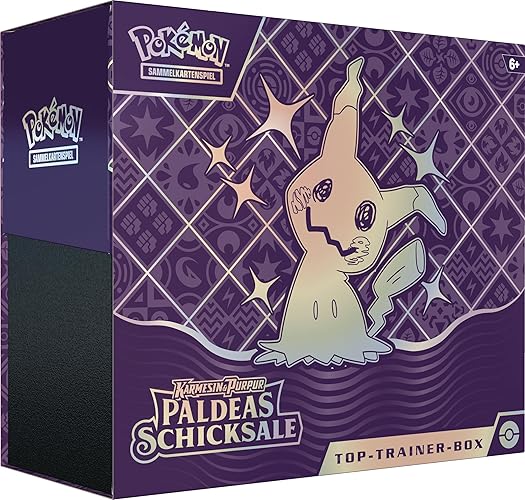 Pokémon Schicksale Top Trainer Box Carmesin & Purple