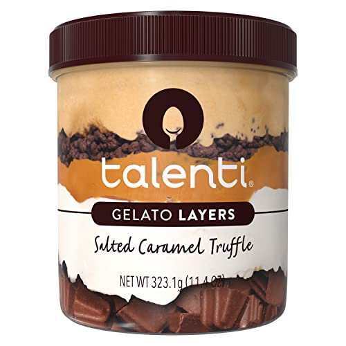 Talenti Gelato Layers For a Delicious Frozen Dessert Salted Caramel Truffle Made With Ingredients 323.1 g