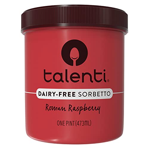 Talenti Sorbetto For a Delicious Non Dairy Ice Cream Alternative Roman Raspberry Made With Non-GMO Ingredients 1 pint