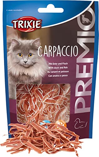 TRIXIE glutenfreies, zuckerfreies und proteinreiches Katzenleckerli "PREMIO Carpaccio, 20 g"- 42707 - 20 g (1er Pack)