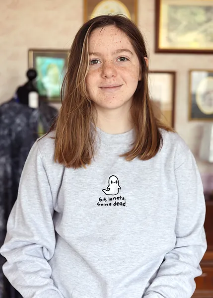 Bit Lonely, Being Dead. Sweatshirt (Grey) | L