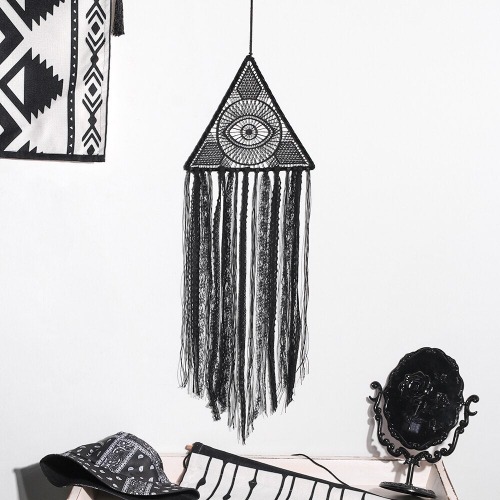 'Evil Eye' Black Dream Catcher - 1