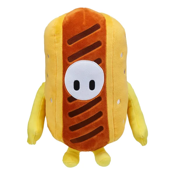 FALL GUYS Moose Toys Hotdog Bean Skin Collectors Edition - Official Collectable 12" Super Soft Cuddly Deluxe Plush Toys from The Ultimate Knockout Video Game 3 - Comes in a Polybag - HOT DOG
