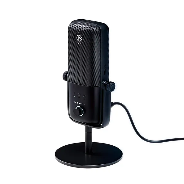 Elgato Wave:3 - Premium Studio Quality USB Condenser Microphone for Streaming, Podcast, Gaming and Home Office, Free Mixer Software, Sound Effect Plugins, Anti-Distortion, Plug ’n Play, for Mac, PC - Wave:3 Gear