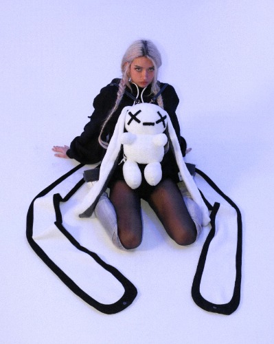 Zombie Bunny Hoodie | Small